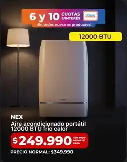 Easy Nex - aire acondicionado portatil 12000 btu frio calo oferta