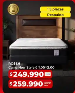 Easy Rosen - cama new style 6 1.05x2,00 oferta