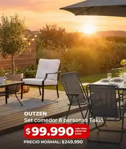 Easy Set comedor 6 personas oferta