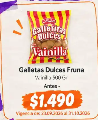 Galletas Dulces Fruna