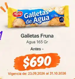 Mayorista 10 Galletas Fruna oferta