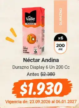 Mayorista 10 Néctar Andina oferta