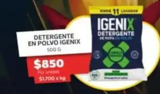 Igenix - detergente en polvo