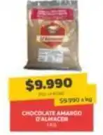 Chocolate amargo d'almacen