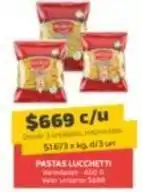 Super Ganga Lucchetti - pastas oferta
