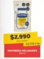 Super Ganga Hellmann's - mayonesa oferta