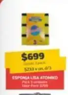 Super Ganga Esponja lisa atomico oferta