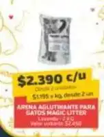 Super Ganga Arena para gatos magic litter oferta