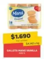 Super Ganga Maná - galleta vainilla oferta