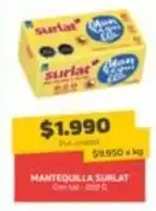 Super Ganga Surlat - mantequilla oferta