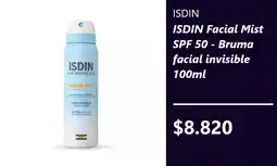 Salcobrand Isdin facial mist oferta