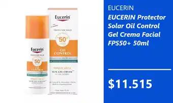 Eucerin Protector Solar Oil Control Gel Crema Facial