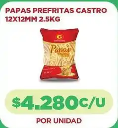 Comercial Castro Papas prefritas oferta
