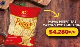 Comercial Castro Papas prefritas oferta