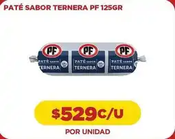 Comercial Castro Pf - paté sabor ternera pf 125gr oferta