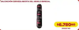 Comercial Castro Abuelo - salchichon cerveza receta del especial oferta