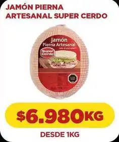 Comercial Castro Jamón artesanal super cerdo oferta