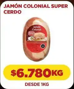 Comercial Castro Jamón colonial super cerdo oferta