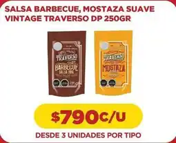 Comercial Castro Traverso - salsa barbecue, mostaza suave vintage dp oferta