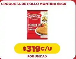 Comercial Castro Montina - croqueta de pollo oferta