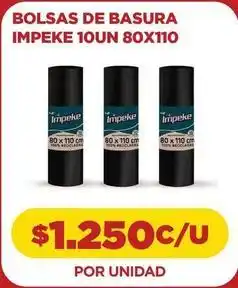 Comercial Castro Impeke - bolsas de basura oferta