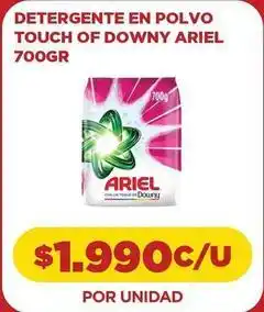 Comercial Castro Ariel - detergente en polvo touch of downy oferta