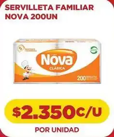 Comercial Castro Nova - servilleta familiar oferta