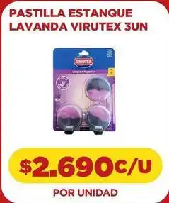 Comercial Castro Virutex - pastille estanque lavanda oferta