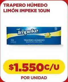 Comercial Castro Impeke - trapero húmedo limón oferta