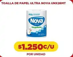 Comercial Castro Nova - toalla de papel ultra unx26mt oferta
