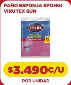 Comercial Castro Virutex - pano esponja 6un oferta
