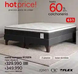 Ripley Rosen - cama tetrapea oferta