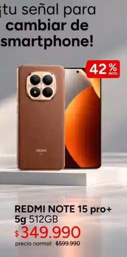 Ripley Redmi Note 15 pro+ oferta