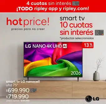 Smart tv lg nanocell uhd