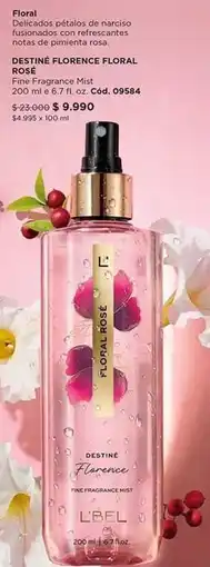 L'Bel Destme florence floral rosé oferta