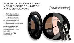 L'Bel N° 1 en definición de ojos y cejas 36h de duracion a prueba de agua oferta