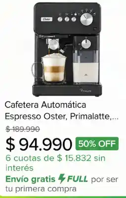 Mercado Libre Cafetera Automática Espresso Oster oferta