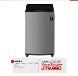 Multicentro Midea - lavadora mls-095ce04n oferta