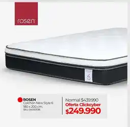 Multicentro Rosen - colchon new style 6 oferta