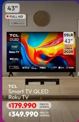 Abc Tcl - smart tv qled roku tv oferta