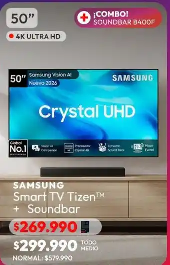 Samsung - smart tv tizentm + soundbar