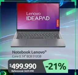 PC Factory Lenovo - notebook oferta