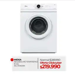 Multicentro Midea - secadora md 100a100w2 10 kg oferta