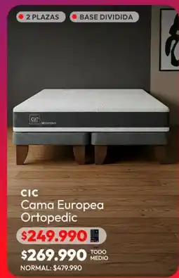Abc Cic - cama europea ortopedic oferta