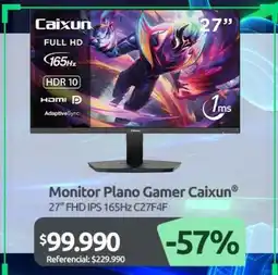 PC Factory Monitor plano gamer caixun oferta