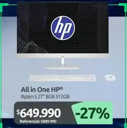 PC Factory Hp - all in one oferta