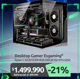 PC Factory Desktop gamer oferta