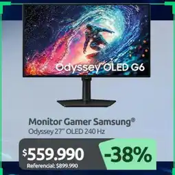 PC Factory Monitor gamer samsung oferta