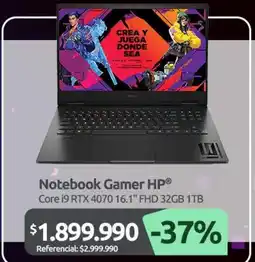 PC Factory Notebook gamer oferta