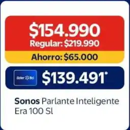 Lider Lider - sonos parlante inteligente era oferta